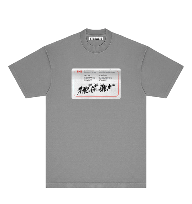 SOCIAL SECURITY Tee Grey
